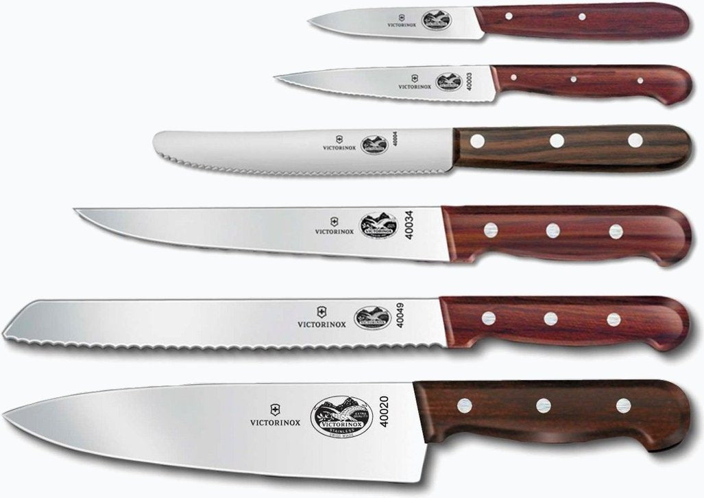 Victorinox 5.4230.36 14 Serrated Edge Roast Beef Slicing / Carving Knife  with Rosewood Handle
