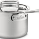 All-Clad - 2 QT D5 Brushed Saucepan With Lid - BD55202