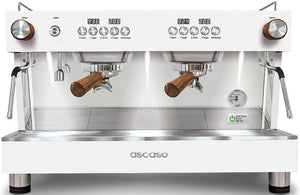 Ascaso - Barista T One 2 Group Espresso Machine White/Wood - BT..3