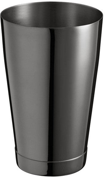Barfly - 18 Oz Stainless Steel Gun Metal Black Half Size Cocktail Shaker/Tin - M37007BK