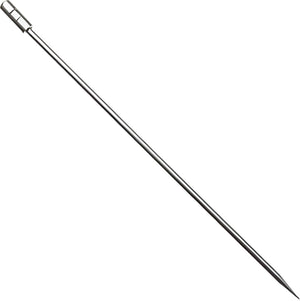 Barfly - 4.437" Stainless Steel Cocktail Pick with Grooved Top - M37030SS
