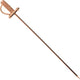 Barfly - 4.62" Copper-Plated Stainless Steel Sword Top Cocktail Pick - M37065CP