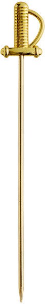 Barfly - 4.62" Gold Cocktail Pick With Sword Top - M37065GD