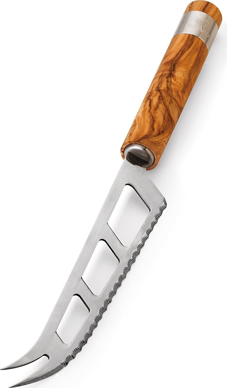 Berard - ACERO 8" Stainless Steel Olivewood Handle Cheese Knife - 21450