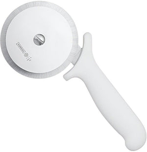 Browne - 4" White Heat Resistant Pizza Cutter with Nylon Handle - 574382