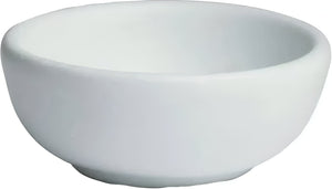 Bugambilia - Classic 5.07 Oz X-Small White Round Rice Bowl With Elegantly Textured - MAK03WW
