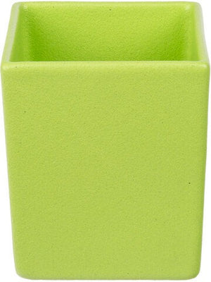 Bugambilia - Classic 60.87 Oz Lime Square Straight Sided Salad Bowl With Elegantly Textured - COMP07LM