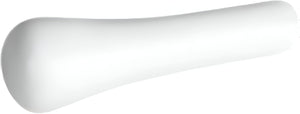 Bugambilia - Mod 4.5" Small White Pestle With Glossy Smooth Finish - MOR02-MOD-WW