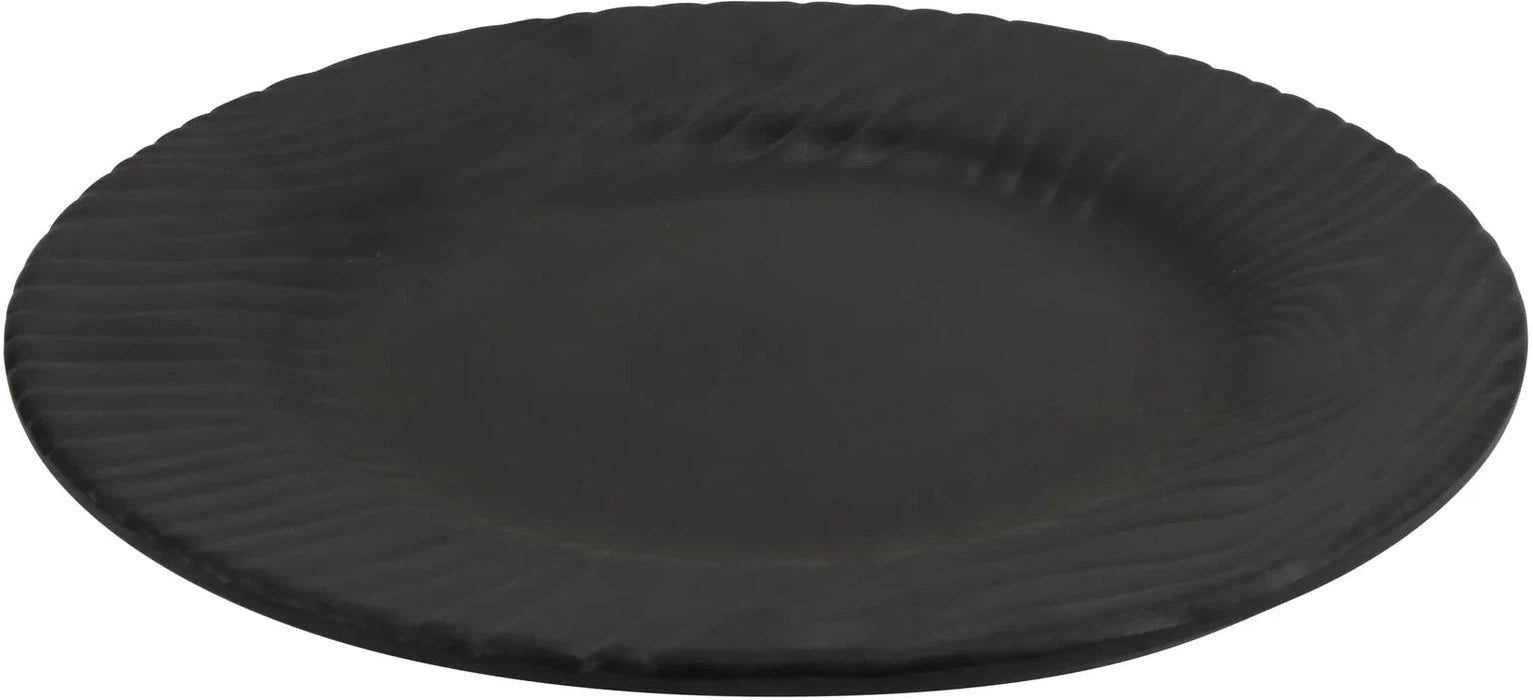 Cheforward - 12.5" Sustain Black X-Large Round Rim Plate - 15003218001