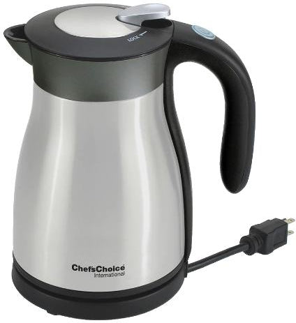 Chef's Choice - BELOW COST! 1.5 L International KeepHot Electric Kettle Stainless Steel - 692 - DISCONTINUED