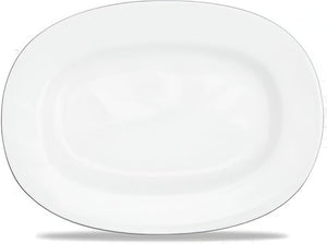 Churchill - Alchemy 8" White Rimmed Oval Dish, Set of 12 - APRAO81