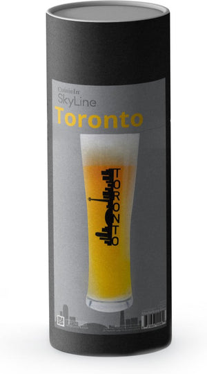 Cuisivin - 16.9 Oz Skyline Toronto Beer Glass with Tube - 8621TOR