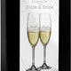 Cuisivin - 7.5 Oz Bride & Bride Champagne Flute Glasses, Set of 2 - 8465B