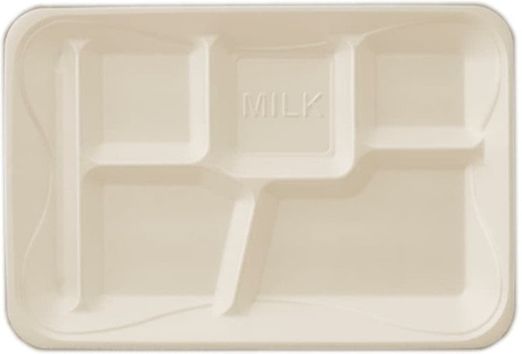 Darnel Foam 6 Compartment Lunch Tray, 500/Cs DU2014601 ChefSupplies.ca