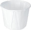 Dart - 0.5 Oz Solo White Paper Portion Cups, 250/Cs - 050-2050
