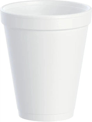 Dart - 10 Oz Gourmet Cafe Foam Cups, 1000/cs - 10J10G