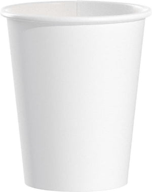 Dart - 10 Oz Solo White Tall Paper Hot Cups, 1000/Cs - 370W-2050