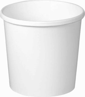 Dart - 12 Oz White Flexstyle DSP Paper Container, 500/cs - H4125-2050