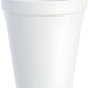 Dart - 14 Oz White EPS Squat Foam J Cups, 1000/Cs - 14J16