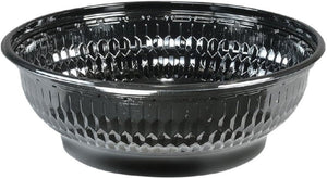 Dart - 16 Oz Highlights Black Salad Plastic Bowls, 500/cs - BRS16X-0004