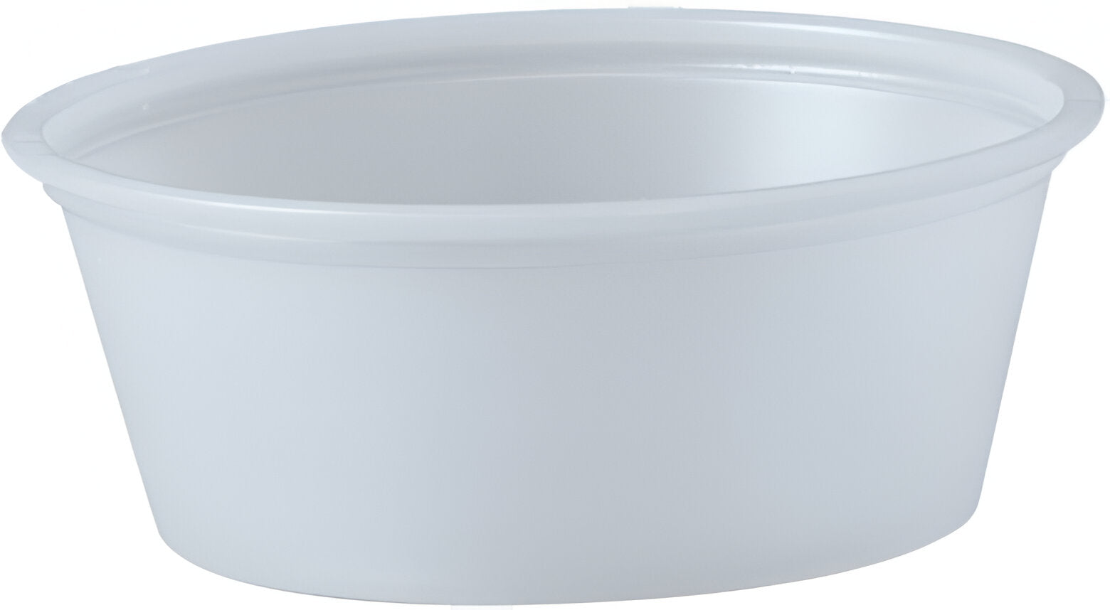 Dart - 1.5 Oz Solo Souffles Translucent Plastic Portion Cups, 250/Cs - P150N