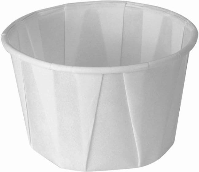 Dart - 2 Oz Solo White Paper Portion Cups, 250/Cs - 200-2050