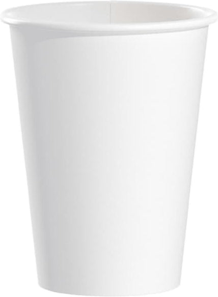 Dart - 24 Oz Solo White Paper Hot Cups, 500/Cs - 424WN-2050
