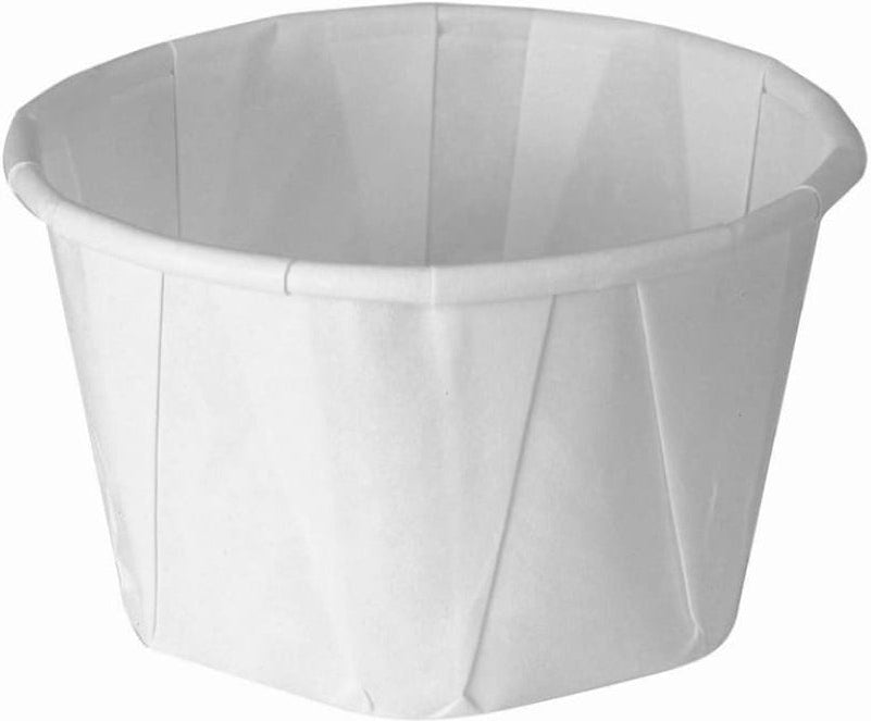 Dart - 3.25 Oz Solo White Paper Portion Cups, 250/Cs - 325-2050
