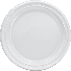 Dart - 9" White PS Plates, 500/cs - 9PWF