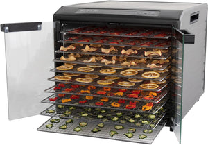 Excalibur - 10-Tray Stainless Steel Performance Digital Food Dehydrator - DH10SCSS13
