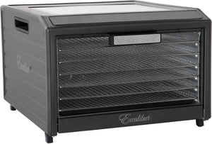 Excalibur - 6-Tray Stainless Steel Performance Digital Food Dehydrator - DH06SSSS13