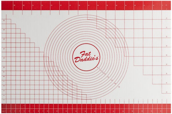 Fat Daddio's - 24" x 36" Silicone Pastry Work Mat with Measuring Grids - SFM-2436
