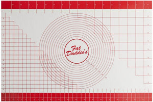 Fat Daddio's - 24" x 36" Silicone Pastry Work Mat with Measuring Grids - SFM-2436