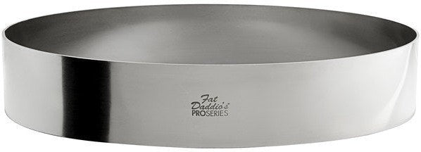 Fat Daddio's - Pro Series 10" x 2" Stainless Steel Round Cake & Pastry Rings - SSRD-1020