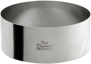 Fat Daddio's - Pro Series 5" x 2" Stainless Steel Round Cake & Pastry Rings - SSRD-5020
