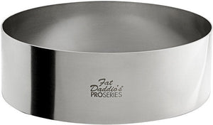 Fat Daddio's - Pro Series 6" x 2" Stainless Steel Round Cake & Pastry Rings - SSRD-6020