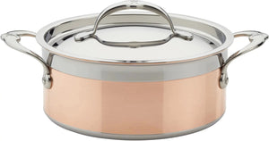 Hestan - 20 cm/3 QT Copper Bond Induction Copper Soup Pot - 30565