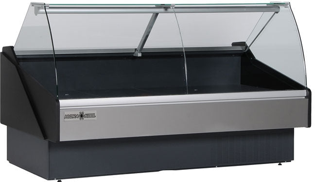 Hydra-Kool - 50" Fresh Meat Case Curved Glass Self-Contained - KFM-CG-50-S