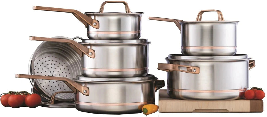Meyer - SuperSteel Tri-Ply Clad Stainless Steel Saucepan with cover -  Cookware >