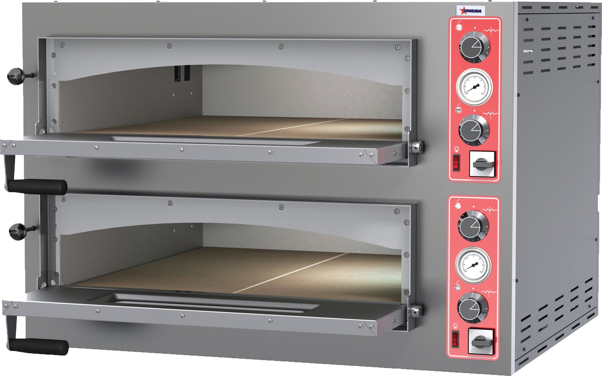 Omcan - Pizza Oven Entry Max Series with 11.2 kW Power & Double Chamber (Single Phase)- PE-IT-0038-DS