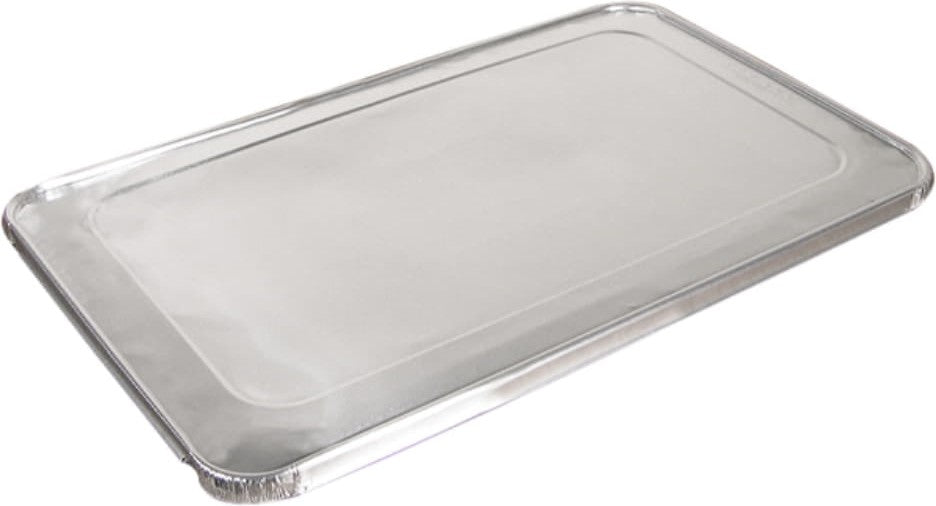 Pactiv Evergreen - Full- Size Aluminum Steam Table Flat Cover, 80/Cs - Y112045