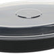Pactiv Evergreen - VERSAtainer Oval 8 Oz Black Base with Clear Dome Microwavable Takeout Container And Lid Combo, 150/Cs - OC08B