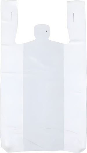 RiteSource - 11" x 6" x 20 Low Density White shopping Bag, 1000/Cs - 050025