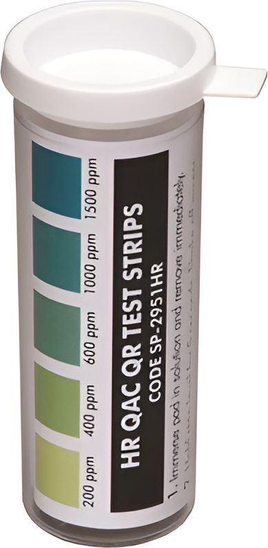 Spartan - Quaternary Disinfectant Test Strips, 50/pk - 994900C
