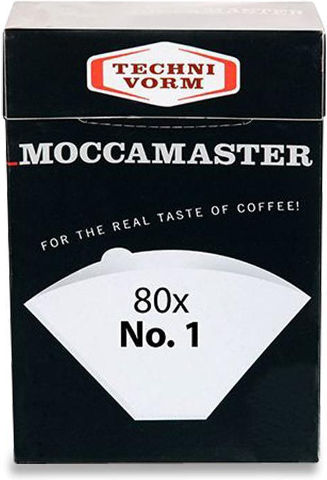 Technivorm - #1 Cup-One White Paper Coffee Filters, 80 Pcs - 85090