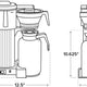Technivorm - Moccamaster CDT Grand Coffee Maker with Thermal Carafe and Manual Adjust Drip-Stop - 39340