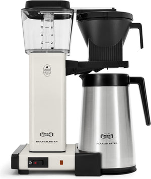 Technivorm - Moccamaster KBGT 40 Oz Off-White Coffee Maker with Thermal Carafe - 79318
