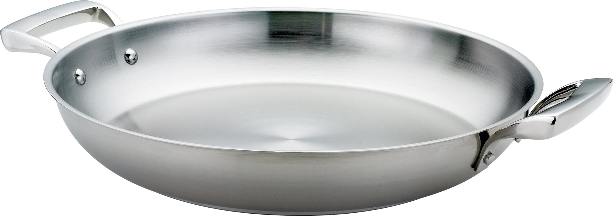 Thermalloy - 11" Tri-Ply Stainless Steel Paella Pan (Lid Not Included) - 5724172