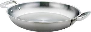 Thermalloy - 12.5" Tri-Ply Stainless Steel Paella Pan (Lid Not Included) - 5724173