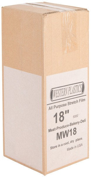 thumbnail image 2 of 15" X 5000' Clear Dual Layer Meat Wrapping Film – Commercial Plastic Wrap (1 Roll) 2 of 5